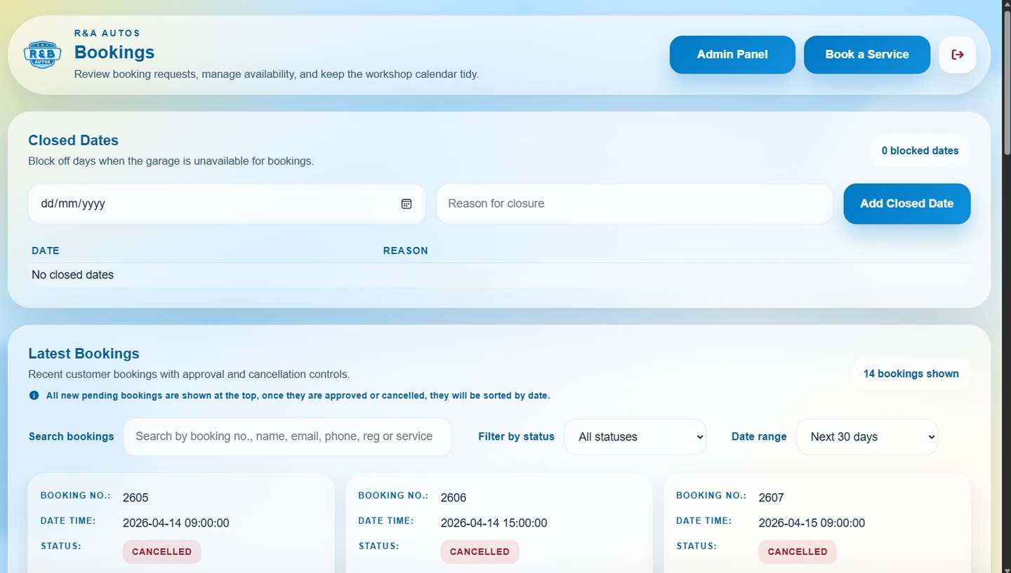 Garage Bookings & Latest Offers Management screenshot 13