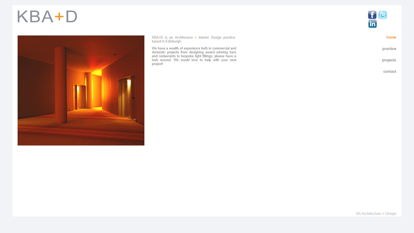 Architecture Portfolio & CMS Redesign original screenshot 2