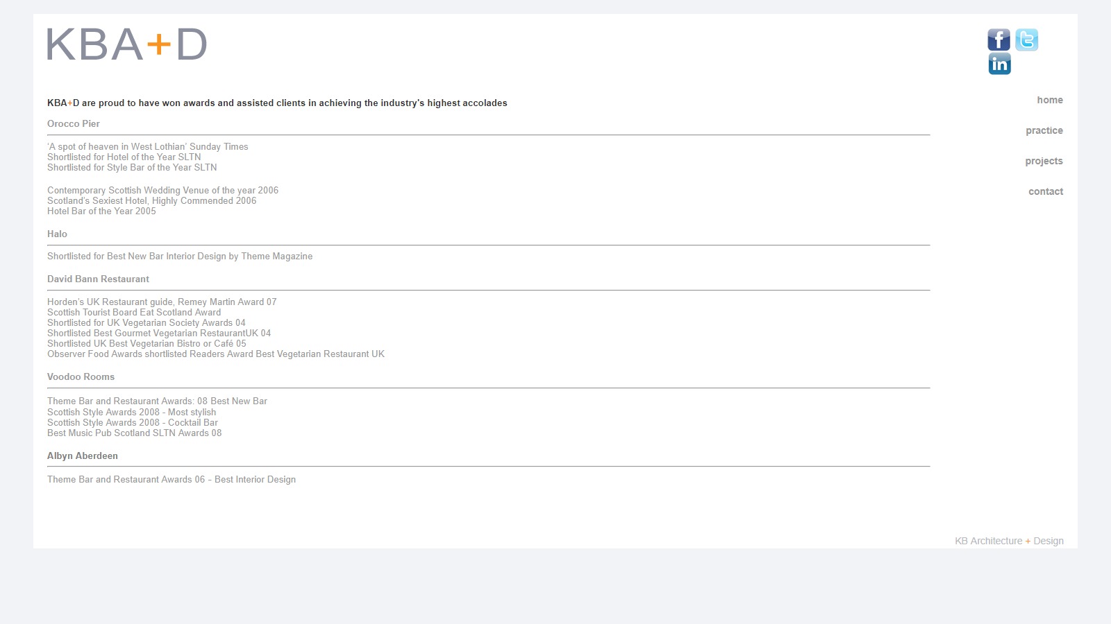 Architecture Portfolio & CMS Redesign original screenshot 5